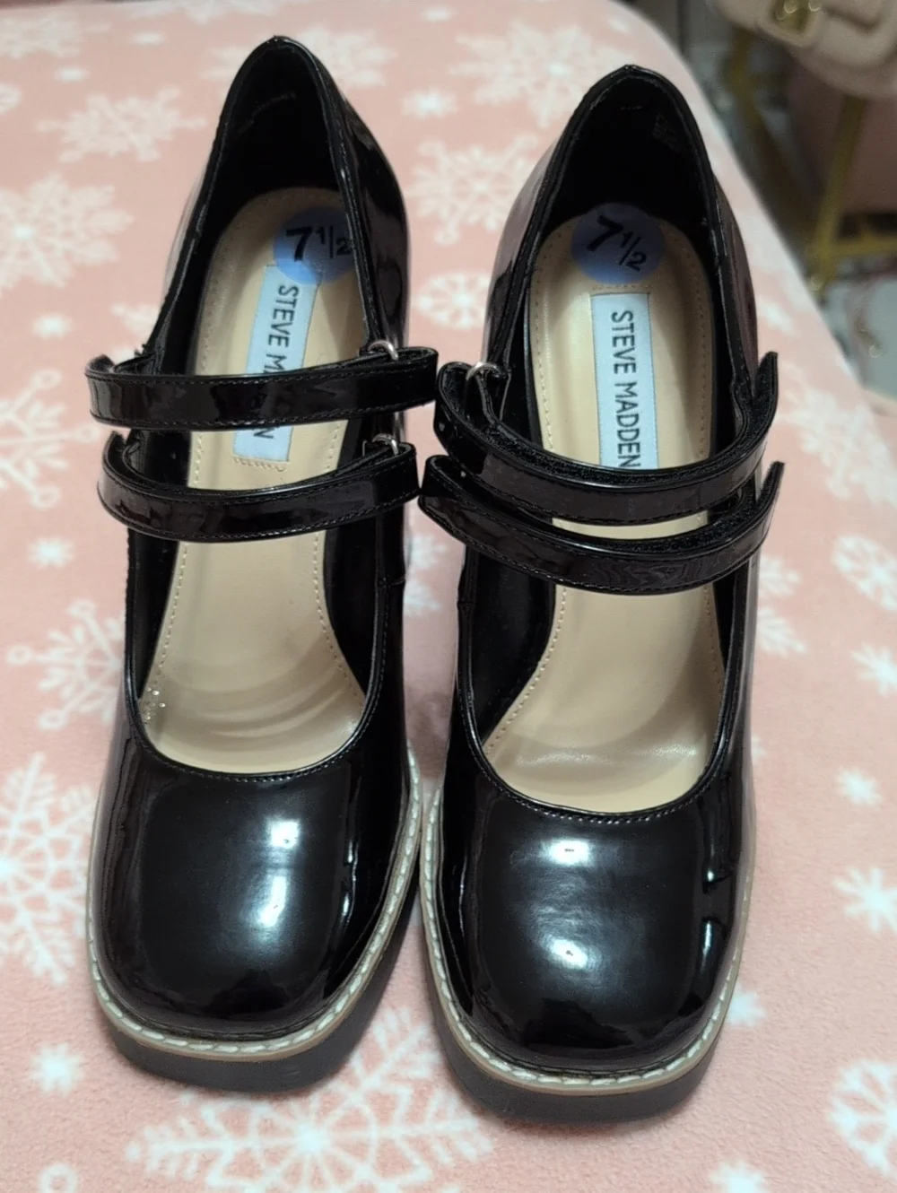 Steve Madden Twice Platform Mary Janes 7.5